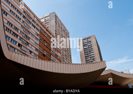 Olympiades Nachbarschaft auf der südlichen Seite von Paris, Frankreich Stockfoto