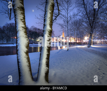 DE - Bayern: Bad Tölz (Promenade) Stockfoto