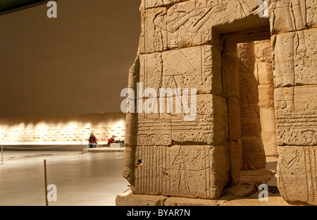 Der Tempel von Dendur, Römerzeit, ca 15 b c, ägyptische, Dendur, Nubien, Stockfoto