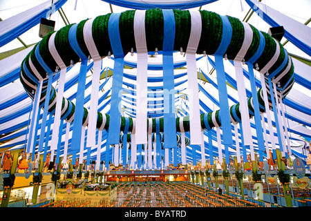 Oktoberfest Zelt, Spatenbraeu, München, Bayern, Deutschland, Europa Stockfoto