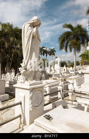 Friedhof Nekropole Santa Ifigenia in Santiago De Cuba, Kuba Stockfoto