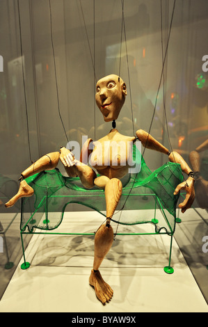 Puppentheater in der Marionette Theater Sammlung, Stadtmuseum, City Museum, Munich, Bavaria, Germany, Europe Stockfoto