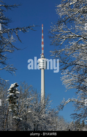 TV-Turm, Stuttgart, Baden-Württemberg, Deutschland, Europa Stockfoto