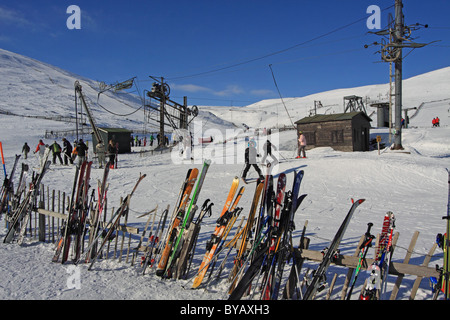 UK Schottland Grampian Glenshee Skigebiet Stockfoto