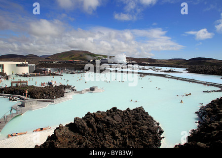 Blue Lagoon geothermischen Spa, Island, Europa Stockfoto