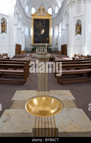 Stiftskirche Haug, Kirche des Hl. Johannes, Würzburg, Bayern, Deutschland, Europa Stockfoto