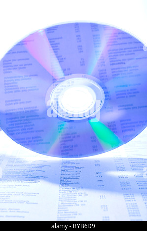Daten-CD Stockfoto