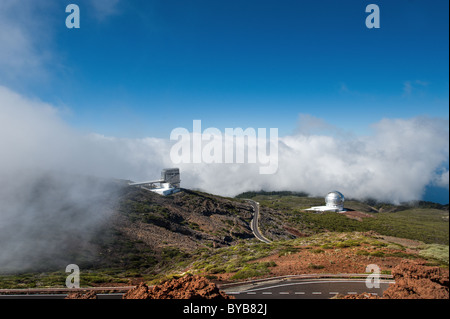 Roque de Los Muchachos Observatorium La Palma, Kanarische Inseln, Spanien Stockfoto