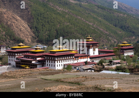 Kings Palace, Dzong in Thimpu, Bhutan, Asien Stockfoto