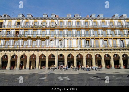 Plaza De La Constitución, San Sebastian, Pais Vasco, Baskisches Land, Spanien, Europa Stockfoto