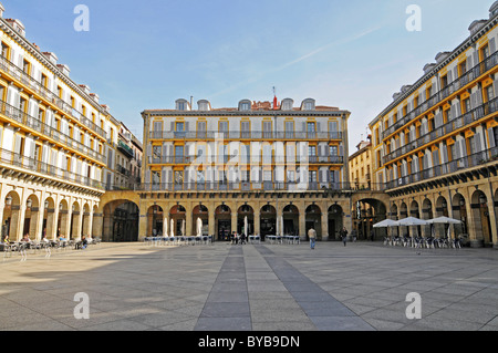 Plaza De La Constitución, San Sebastian, Pais Vasco, Baskisches Land, Spanien, Europa Stockfoto