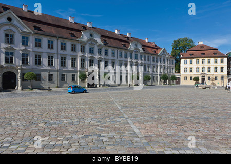 Ministerium für Landwirtschaft und Forstwirtschaft Ingolstadt, Residenzplatz Quadrat, Eichstätt, Altmühltal, Bayern, Oberbayern Stockfoto