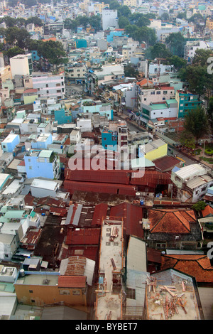 Ansicht von Ho Chi Minh Stadt, Saigon, Süd-Vietnam, Vietnam, Asien Stockfoto