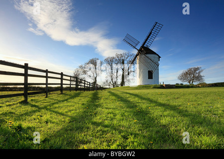 Ashton-Windmühle in der Nähe von Chapel Allerton in Somerset Stockfoto