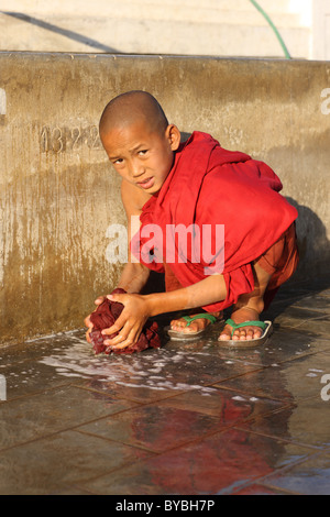 Burma, Birma, Myanmar, 20100223, Neuling in Myanmar Stockfoto