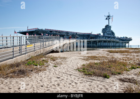 USS Lexington V16, Flugzeugträger Stockfoto