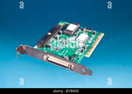 Eine PCI-SCSI-Karte Stockfoto