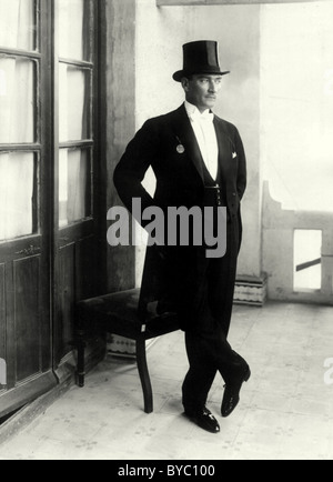 Atatürk, Mustafa Kemal Atatürk, Gründer der Republik Türkei und erster türkischer Präsident. Stockfoto