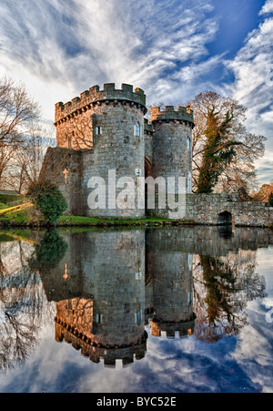 Whittington Schloß in Shropshire, England Stockfoto