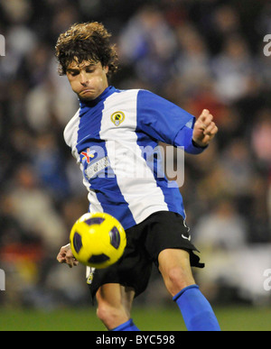 Primera Division Spanien, Hercules Alicante-FC Barcelona 0:3---Tote Lopez, Hercules Alicante Stockfoto