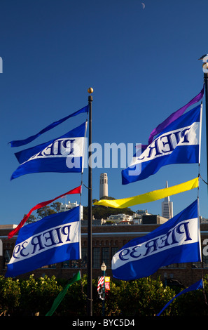 Pier 39, Fishermans Wharf, San Francisco, CA Stockfoto