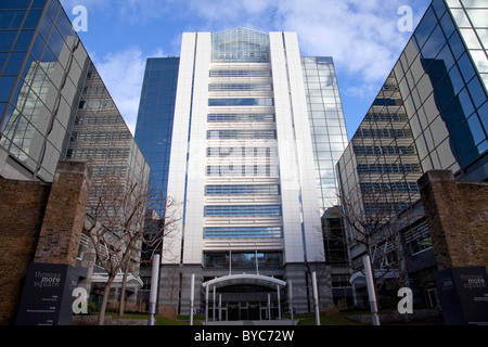 Außenansicht des neuen britischen zentralen von News International Ltd, 3 Thomas mehr Platz, Wapping, London Stockfoto