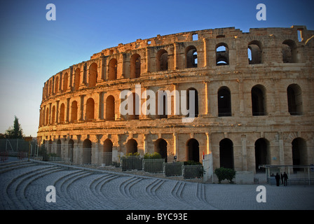 Römisches Amphitheater in El Jem, Tunesien Stockfoto