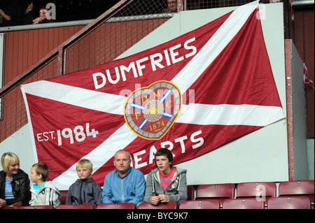 Herz von Midlothian Football Club Anhänger Stockfoto