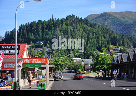 Konische Hill Road, Hanmer Springs, North Canterbury, Region Canterbury, Südinsel, Neuseeland Stockfoto