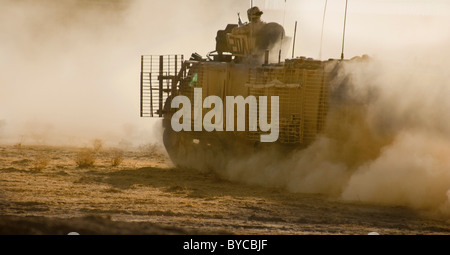 Viking gepanzerte Mannschaftswagen der britischen Royal Marines im Süden Afghanistans Stockfoto