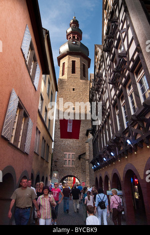 Kirche St. Martin, Cochem, Mosel Region Mosel Stadt Rheinland-Pfalz Stockfoto