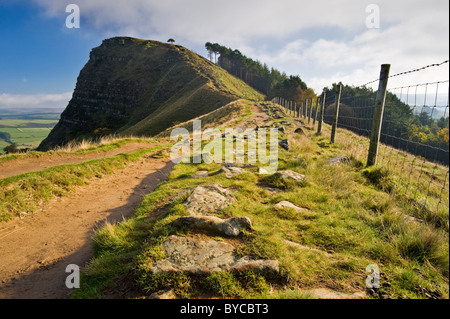 Der Ansatz wieder Tor, dem großen Bergrücken oberhalb der Hope Valley, Peak District National Park, Derbyshire, England, Vereinigtes Königreich Stockfoto