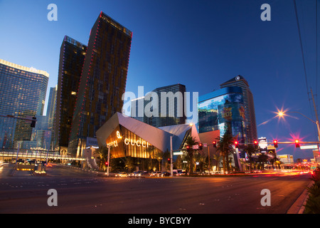 Kristalle und CityCenter, Las Vegas, NV Stockfoto