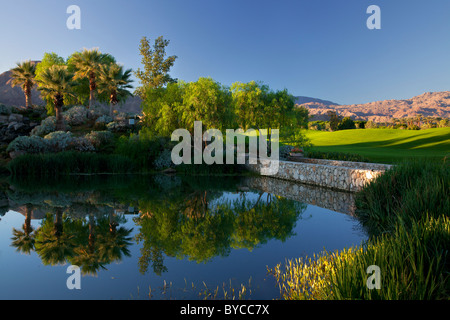 Indian Wells Golf Resort und Hyatt Grand Champions, Resort, Villas &amp; Spa, Indische Brunnen, Kalifornien Stockfoto