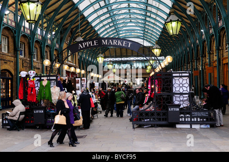 Apple-Markt, Covent Garden, London, England, Vereinigtes Königreich Stockfoto