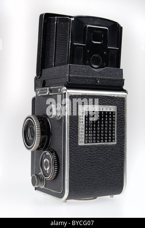 Rolleiflex 2.8F (Twin Lens Reflex, TLR) alte Filmkamera Stockfoto