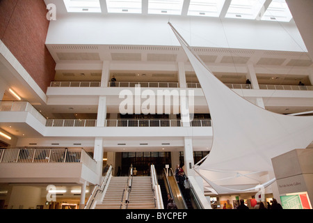 Innenansicht der British Library St Pancras-London Stockfoto