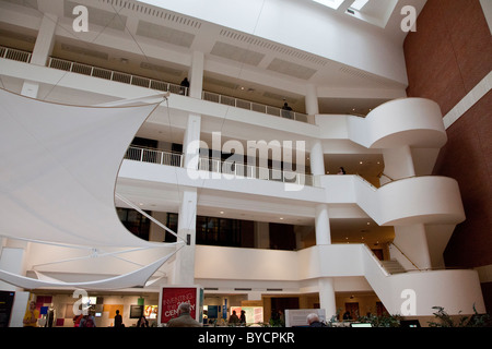 Innenansicht der British Library St Pancras-London Stockfoto