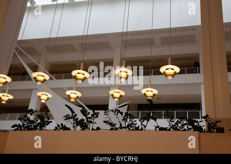 Innenansicht der British Library St Pancras-London Stockfoto