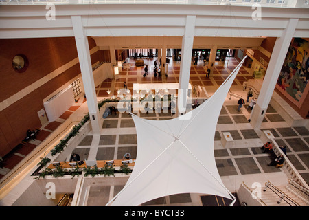 Innenansicht der British Library St Pancras-London Stockfoto