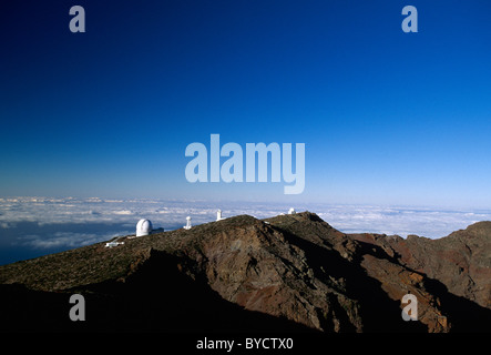 Observatorium Roque de Los Muchchos, La Palma, Kanarische Inseln, Spanien Stockfoto