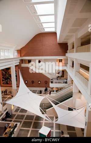 Innenansicht der British Library St Pancras-London Stockfoto