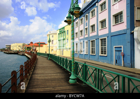 Der Hauptstraße Weg in Bridgetown Barbados West Indies Stockfoto