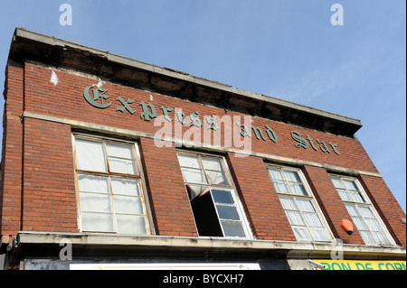 Bilston in den West Midlands England Uk ehemaligen Express und Stern Zeitung Büros Stockfoto