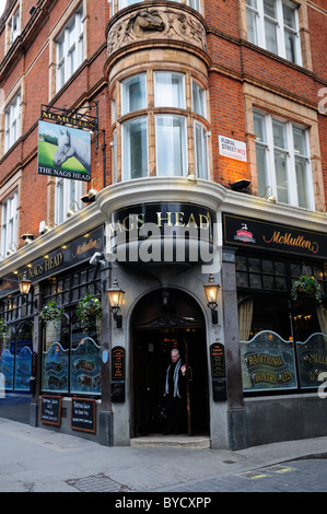 Die Nags Head Pub, Covent Garden, London, England, Vereinigtes Königreich Stockfoto