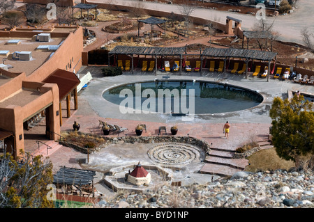 Ojo Caliente Thermalquellen New Mexico Stockfoto