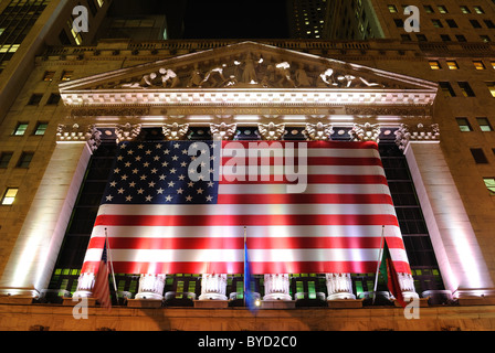 Die historische New Yorker Börse in New YOrk City. 26. Mai 2010. Stockfoto