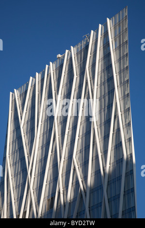 Telefonica Bürogebäude im Forum Maresme Viertel von Barcelona, Katalonien; Spanien Stockfoto