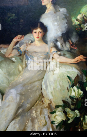 Detail: Die Wyndham Schwestern: Lady Elcho, Frau Adeane und Frau Tennant, 1899, von John Singer Sargent Stockfoto