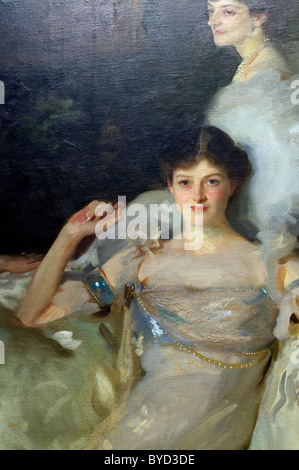 Detail: Die Wyndham Schwestern: Lady Elcho, Frau Adeane und Frau Tennant, 1899, von John Singer Sargent Stockfoto